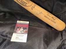Dwayne murphy Autographed Baseball bat JSA Authenticated