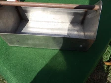 Small 12" Long Stainless Steel Tool Tote / Tray ( nonmagnetic body )