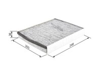 Innenraumfilter Bosch 1 987 432 598 Aktivkohlefilter FüR Ford Volvo MAX Focus 3