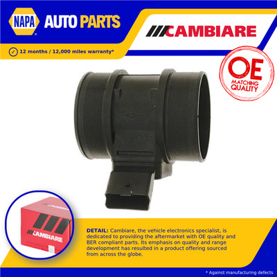 Air Mass Sensor fits PEUGEOT 306 1.9D 93 to 02 Flow Meter Cambiare Quality New