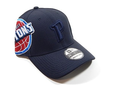 Detroit Pistons Logo Twist New Era 39Thirty Hat Cap Flexfit Size M / L