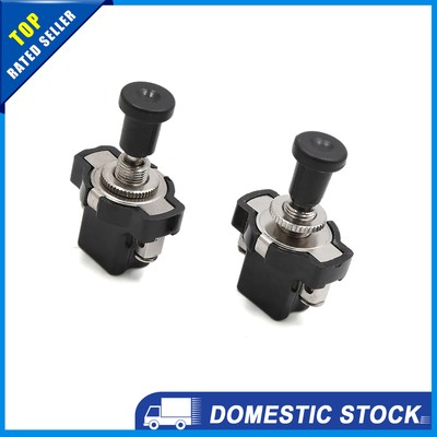 Auto Scheinwerfer Ein Aus Push Pull Lichtschalter 4.5cm lang Packung mit 2