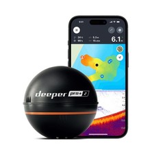 Deeper PRO 2 Sonar Fish Finder - Portable 9 hour battery life, Black