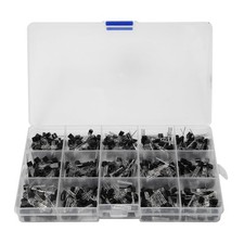 600 Pcs Straight Insert NPN TO-92 PNP 2N2222-S9018 Transistor Kit♫