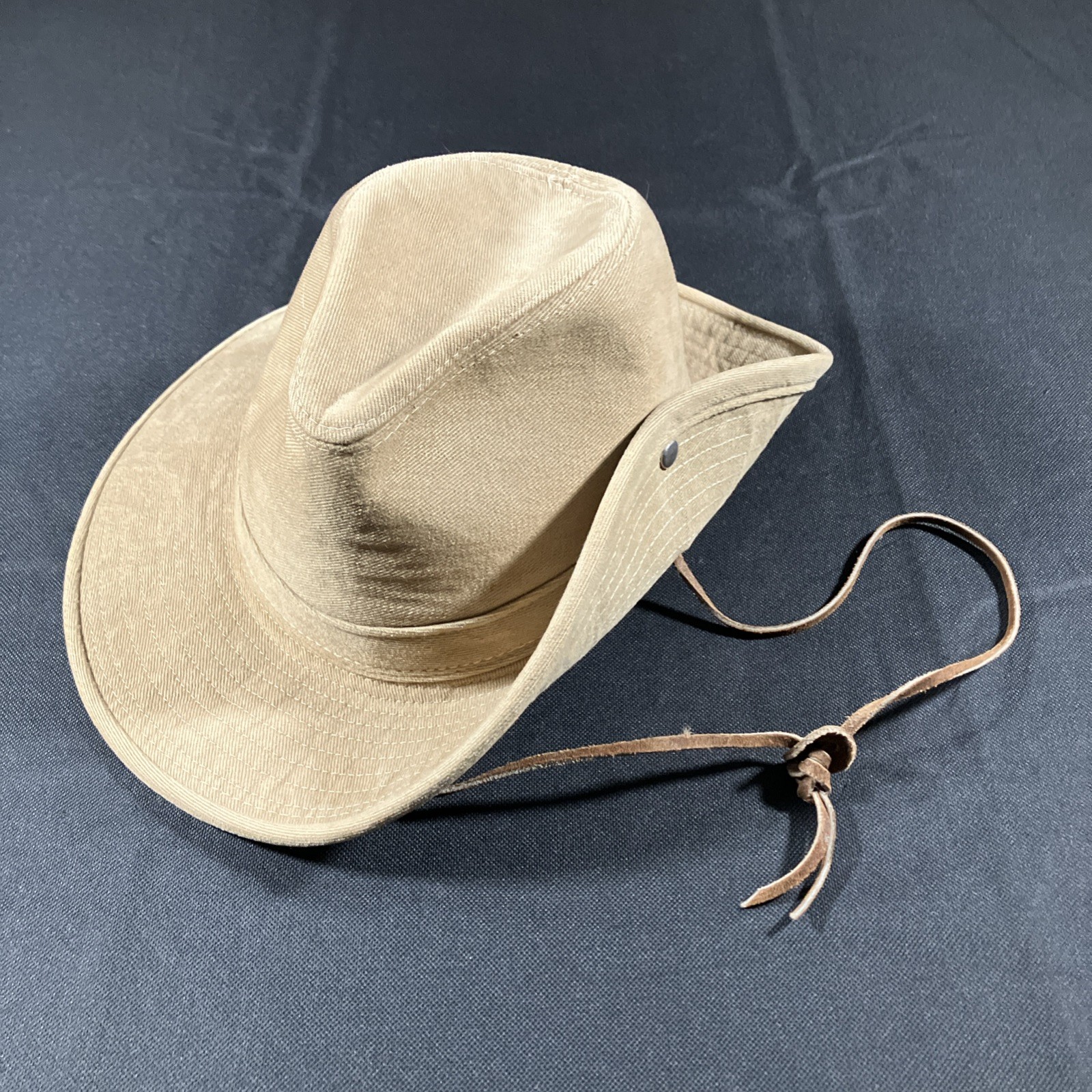 Henschel Hat Co Aussie Bush Hat Adult L Large Tan Canvas Sid
