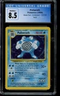 CGC 8.5 NM/MINT+ Pokemon Poliwrath Base Set Unlimited Holo 13/102