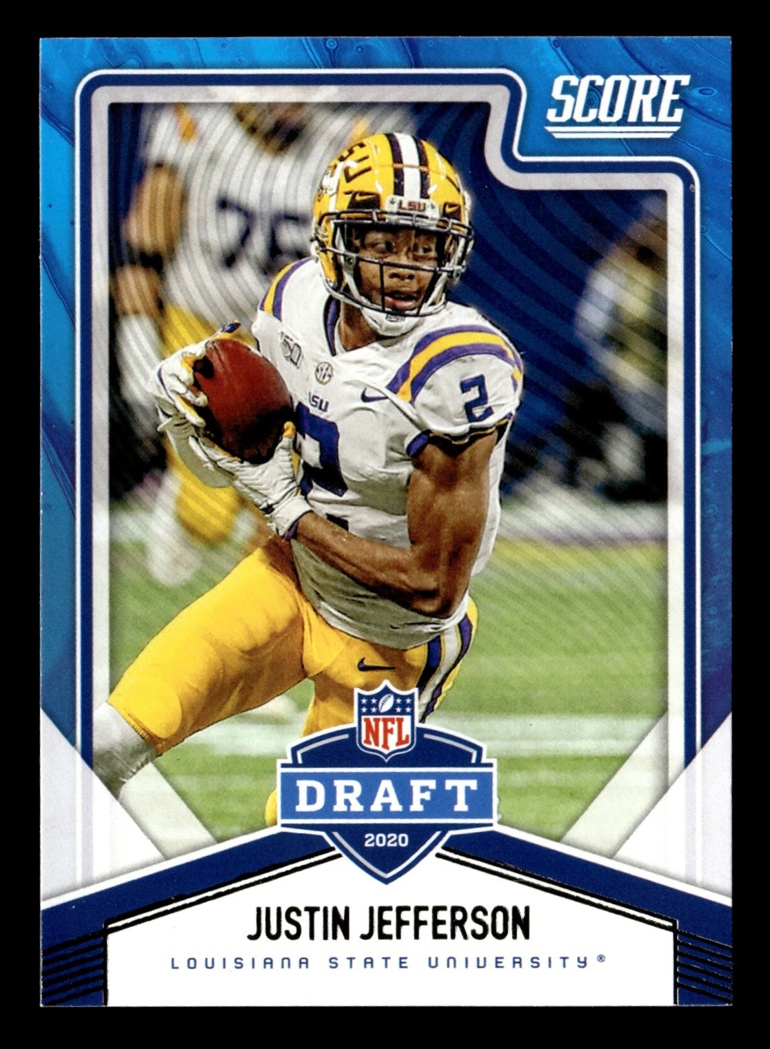 2020 PANINI SCORE NFL DRAFT #NFL-10 JUSTIN JEFFERSON RC TIGERS