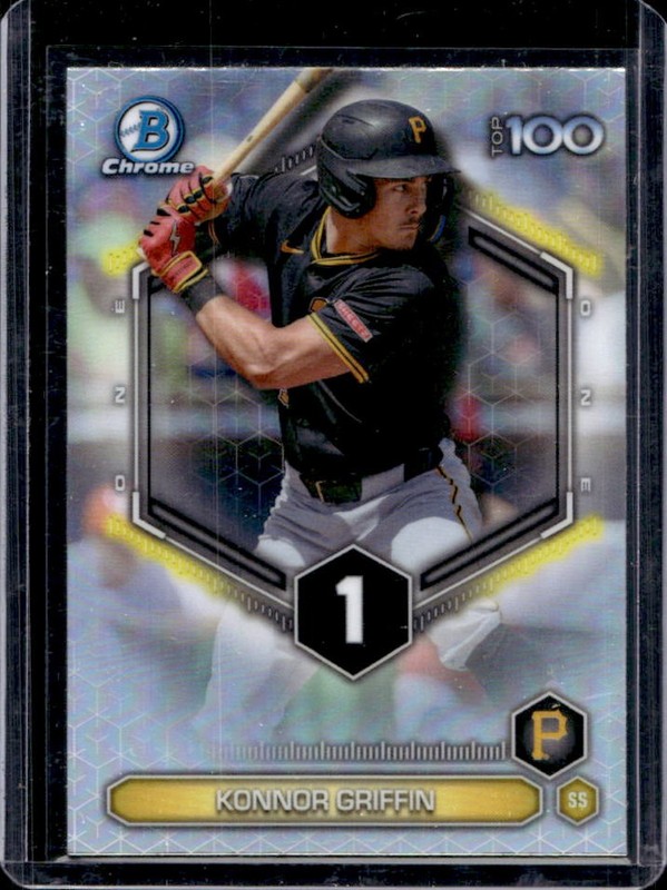 2026 Bowman Konnor Griffin Scouts Top 100 Chrome #BTP-1 Pirates