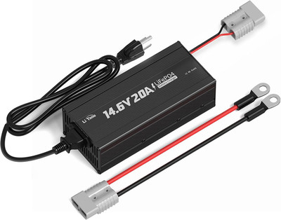 12V 20A Lithium Battery Charger 14.6V Lifepo4 Battery Charger AC-DC Smart Charge