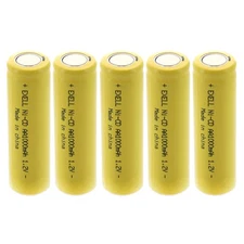 AA 1.2V 1000mAh Flat Top Rechargeable Battery for DIY, Radios, Power Packs