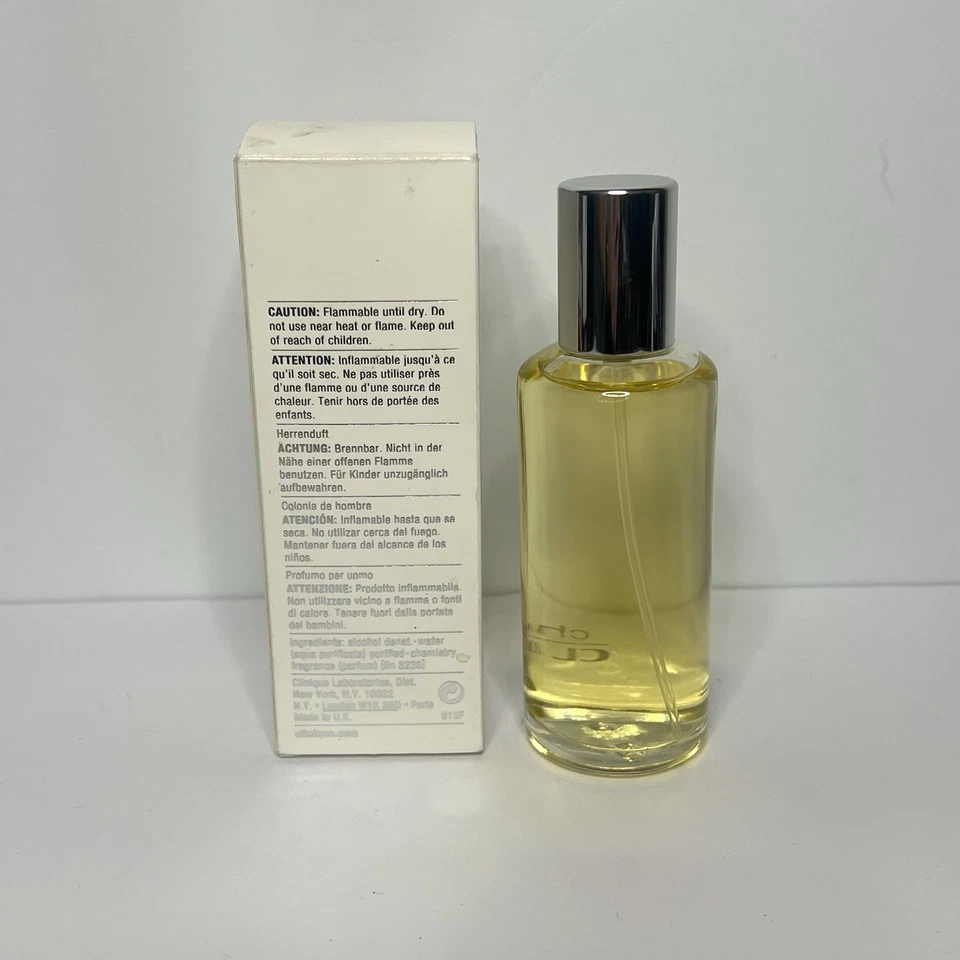 CHEMISTRY by Clinique 3,4 oz (100 ml) Eau de Toilette Spray Hombres Nuevo En Caja Raro Foto 2 de 4