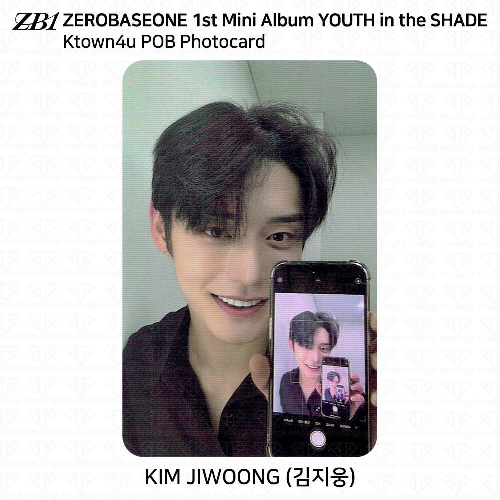 ZEROBASEONE ZB1 Youth In The Shade POB Photocard Ktown4u