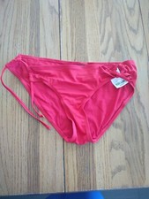 Red Size Medium Bikini Bottoms