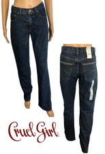 NEW Cruel Girl Bootcut Jeans Sz 3L NWT Relaxed Fit Blue Stretch Cotton Western