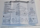 G I JOE Blue Print Blueprint / Instruction Sheet    2008 Cobra Stinger Jeep