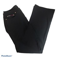 Vtg Tommy Hilfiger Tommy Jeans Womens 13 5-Pocket Lightweight Active Pants Black