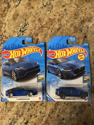 Hot Wheels Lamborghini Urus and Jaguar F-Type 2021 Rare Errors