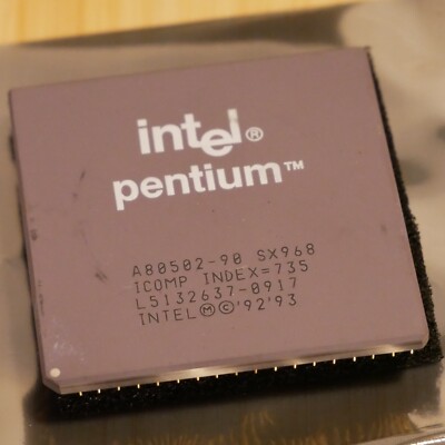 Intel A80502-90 Pentium 90 SX968 Vintage CPU Tested & Working 03