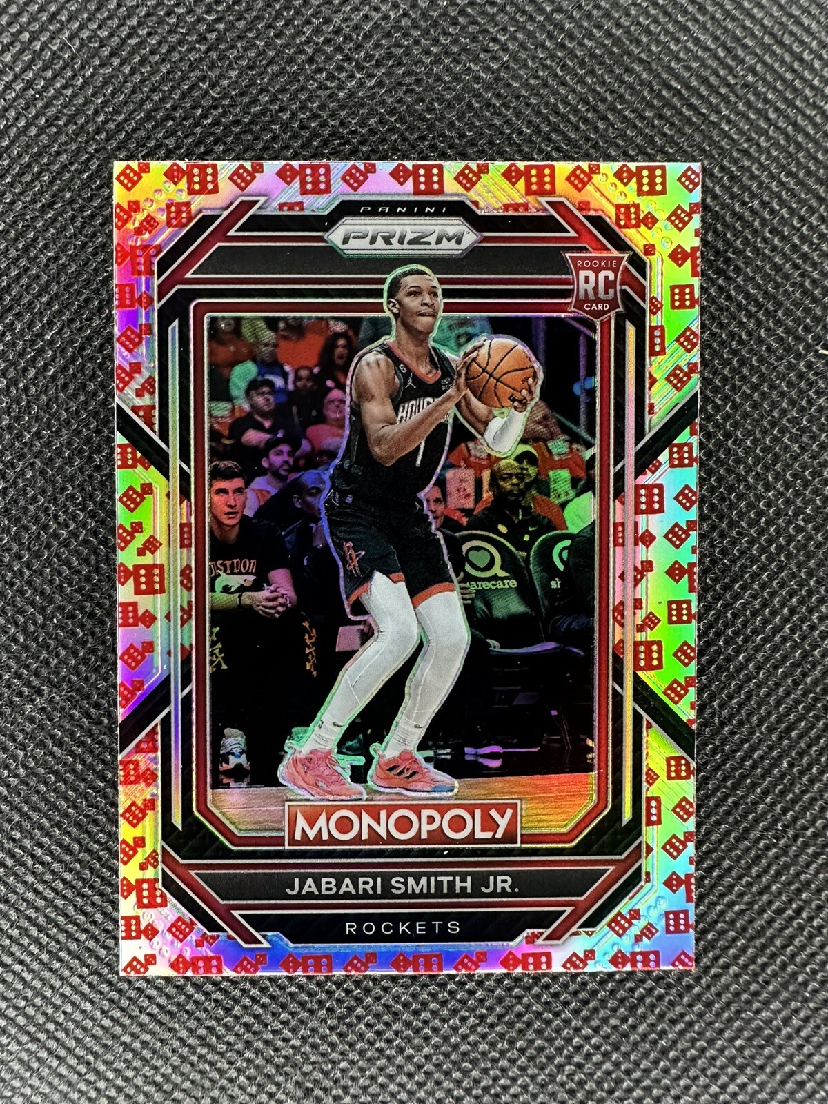 2022-23 Prizm Monopoly Jabari Smith Jr. Rookie #32 Red Dice Prizm SSP! Rockets