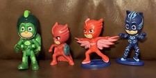 Set Of 4 PJ Mask Figures Owlette Catboy Gekko