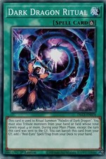DLCS-EN070 DARK DRAGON RITUAL COMMON 1ST EDITION YuGiOh CARD