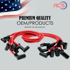 9X OEM Upgrade Spark Plug Wires for Chevy HEI SBC BBC 350 383 454 PW-SBC350