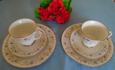 Noritake Feine Chin LONGWOOD Porzellan Sri-Lanka 2 Gedecke 6-Teilig Topzustand