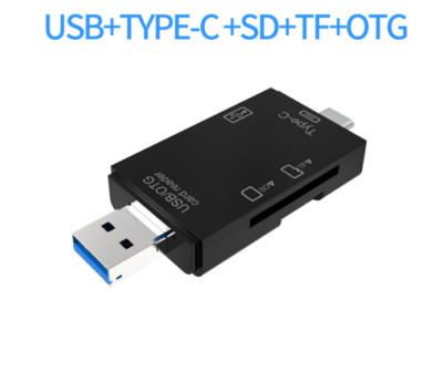 2pcs USB 3.0 reader type-C multi function reader otg2.0 SD / TF / U disk