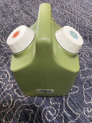 Thermos Isotherme Vintage 2 Faces - Vert Avocat - Modèle Radiateur N°7774 - Occasion