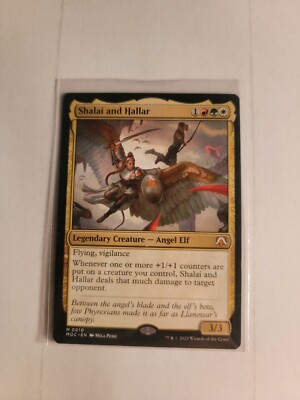 MTG Shalai and Hallar Commander: MOM 0010 Regular Mythic Never Played
