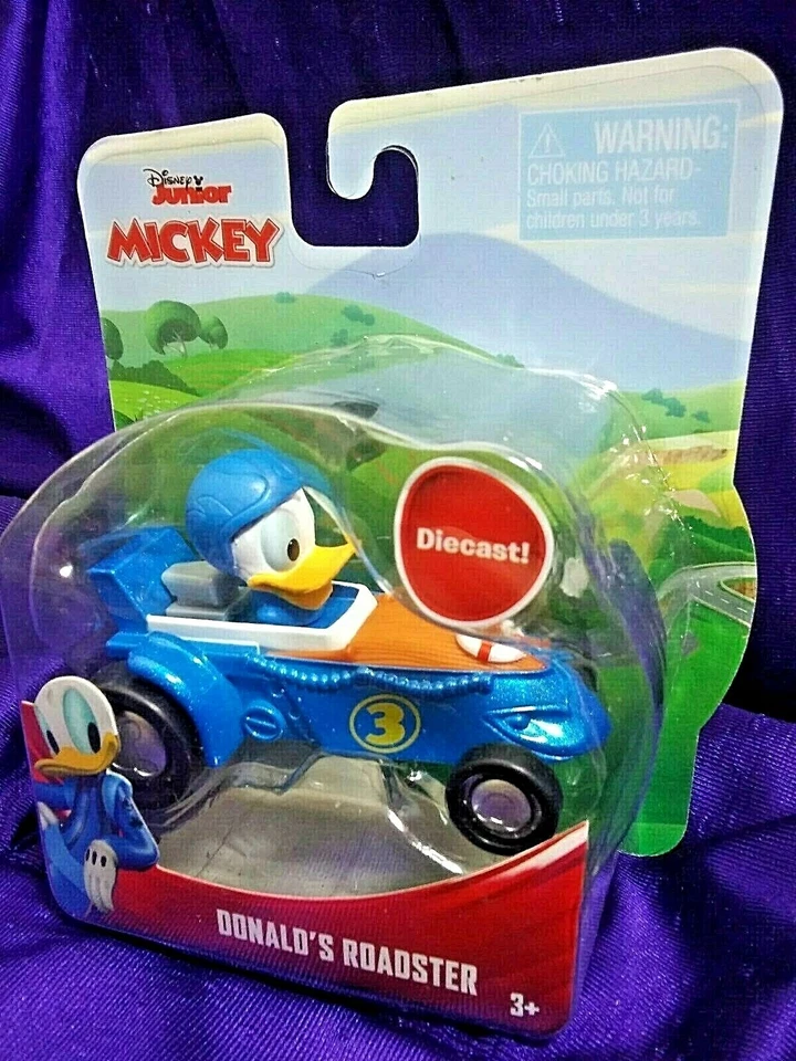 2019 Disney Junior Mickey Donald's Roadster Die-Cast Ages 3 & Up Just Play Toys
