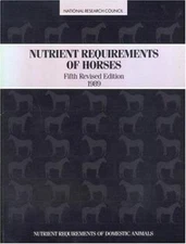 *BRAND NEW* ~ *SEALED* ~ Nutrient Requirements of Horses ~ Fifth Edition ~ 1989