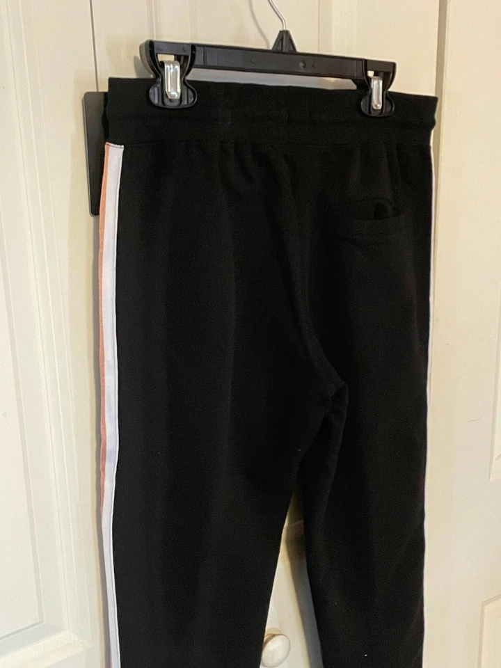 Pantalón deportivo Air Jordan Swoosh Nike Just Do It Jumpman para niñas Lg negro/oro rosa nuevo con etiquetas Foto 4 de 4