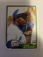 1981 TOPPS JOHN MAYBERRY #169 EX/NM