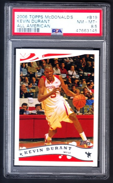 Kevin Durant Mcdonalds Xrc Rookie 1ST Card Ever 2008 Topps PSA 8.5 Undergraded