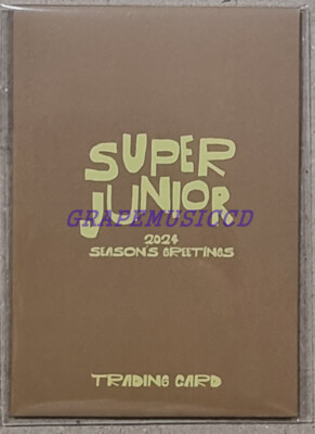 SUPER JUNIOR 2024 SM ARTIST SEASON'S GREETINGS OFFICIAL RANDOM