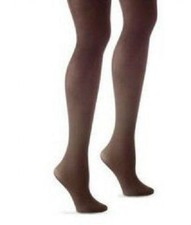 Danskin 703 Cafe Brown Girl's Size Small 4-6 Lightweight Full Footed Tights