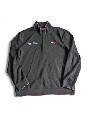 Mercedes F1 Team Issue Factory 1/4 Zip Fleece Jacket Tommy