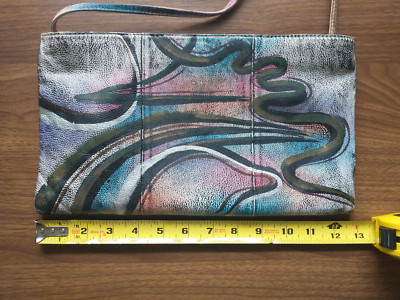 +VTG Sova Hand-Painted Crossbody purse+