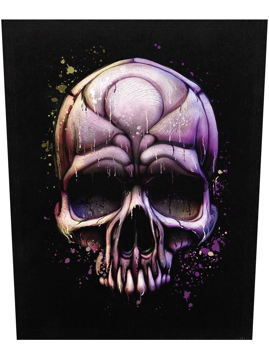 Patch Painted Death Backpatch Black 29.5x36cm