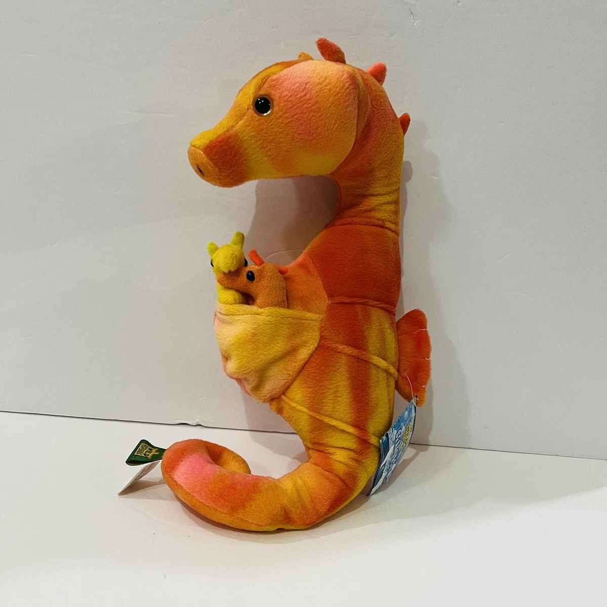 Wild Republic Seahorse Dad with Babies Plush Toy 12