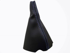 Helblau Faden Echtleder Schaltmanschette Schaltsack Für PEUGEOT 207 2006-2014