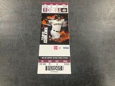  GIANTS 2018 TICKET STUB 5/15/18 VS REDS~COVER: TRAVIS ISHIKAWA