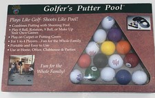 Club Champ Golfer's Putter Pool Play Like Golf Shoot Like Pool Game NEW