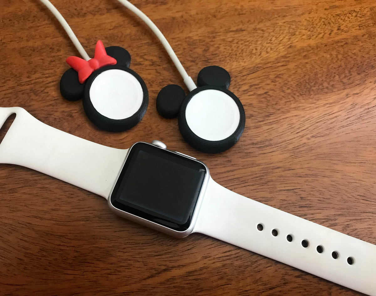 Apple Watch Charger Cover Mickey Mouse Inspired 3D Printed Accessory