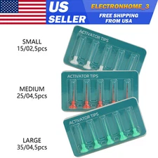 5pcs Dental Endo Sonic Activator Tips Irrigator Ultrasonic Handpiece Root Clean