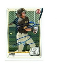 Grant Little 2020 Bowman IP autographed signed card San Diego Padres BP-133!