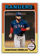 2024 Topps Heritage Jonathan Ornelas RC #421 Rangers