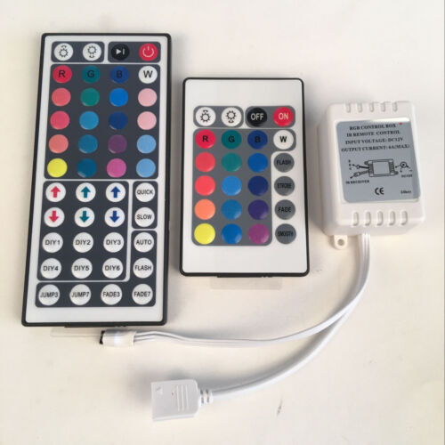 5M16.4FT RGB 3528 300LED Light Bar SMD+44/24Key Remote Control+12V Power adapter - Picture 4 of 17