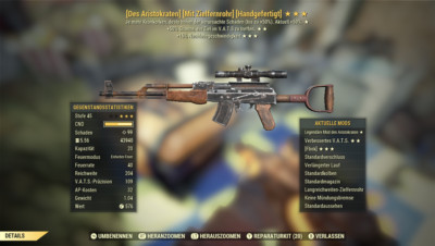 fallout 76 pc Handgefertigte des Aristokraten
